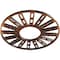 Ekena Millwork Hale Architectural Grade PVC Pierced Ceiling Medallion, Antiqued Copper, 30"OD x 10 7/8"ID x 1"P CMPP30HHACO - alternate 4